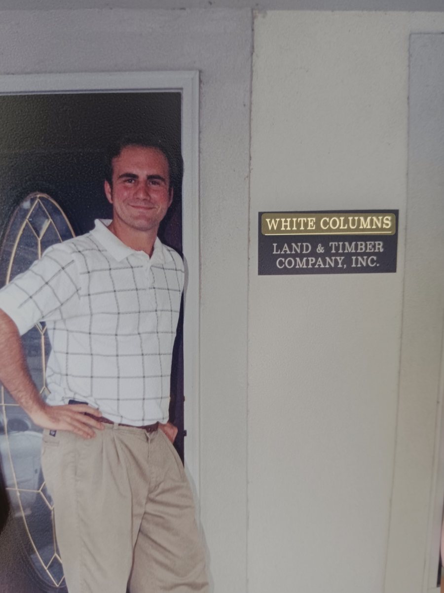 DJ Snipes at the White Columns Land & Timber office, 2003